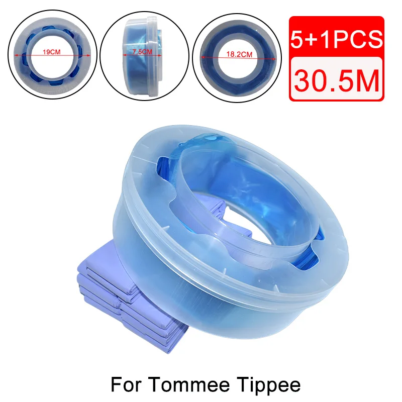 5+1 Set PE Diaper Refill Bags for Tommee Tippee - Image 7