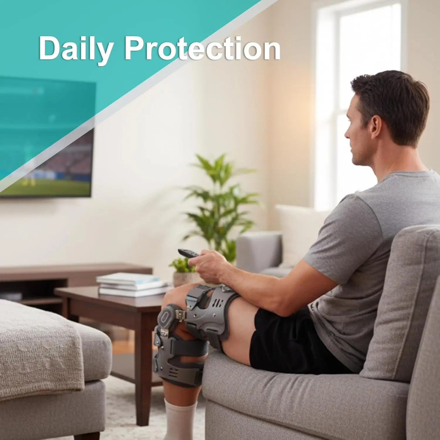 Low-Profile OA Knee Brace with 3-Point Unloading & Adjustable Velcro - Image 6