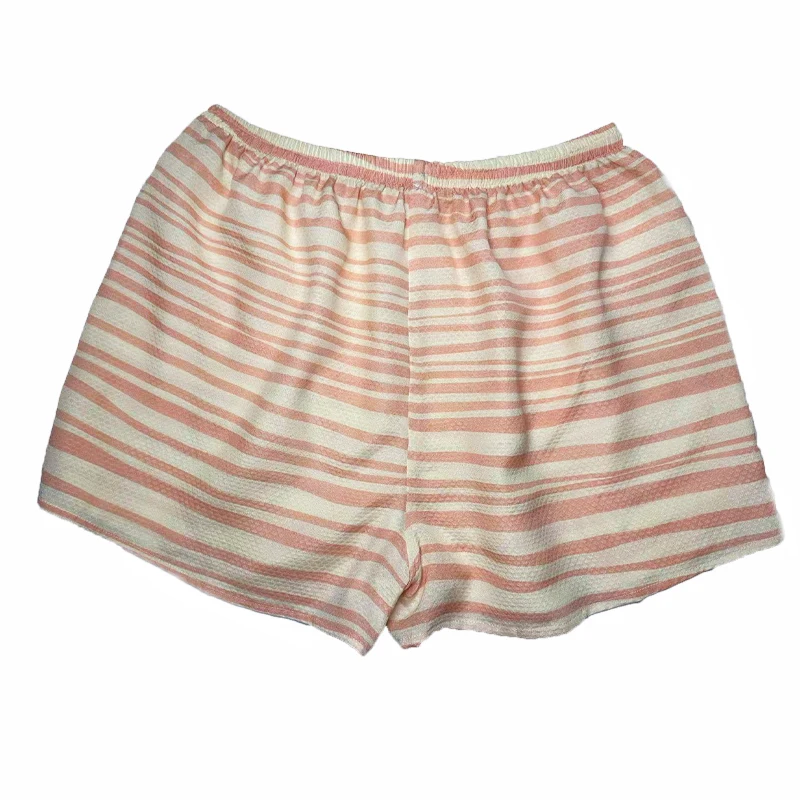 Women's Silk Cotton Striped Shorts - view 5