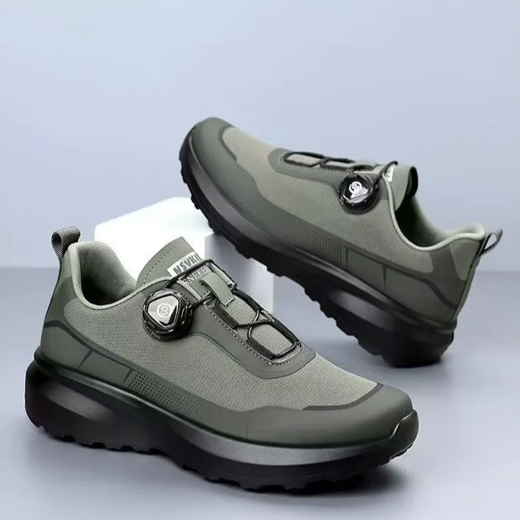 Waterproof Men's Outdoor Sneakers – Thick Rubber Sole, Breathable Mesh - Image 4