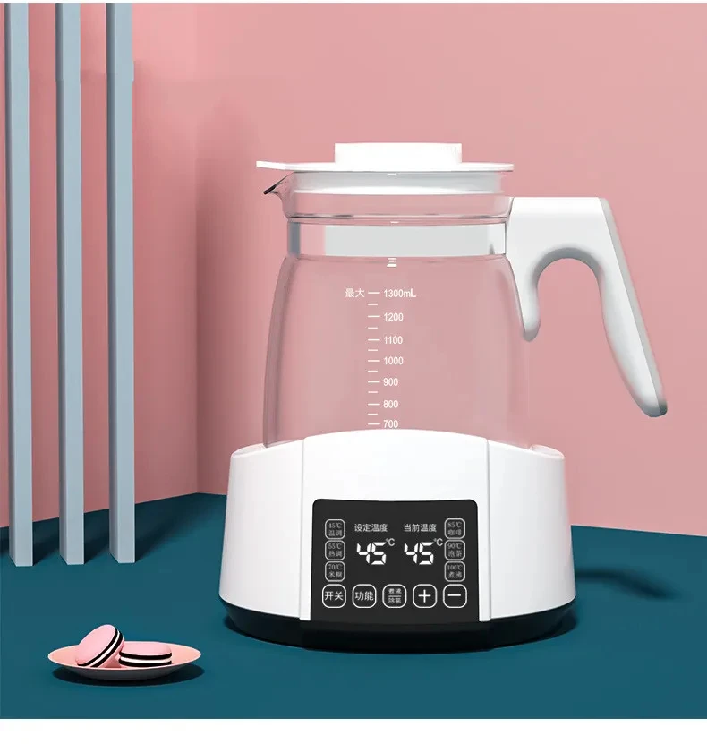 1.3L Glass Electric Kettle – 6 Heating Modes, Temp Set, 24h Keep Warm - Image 3