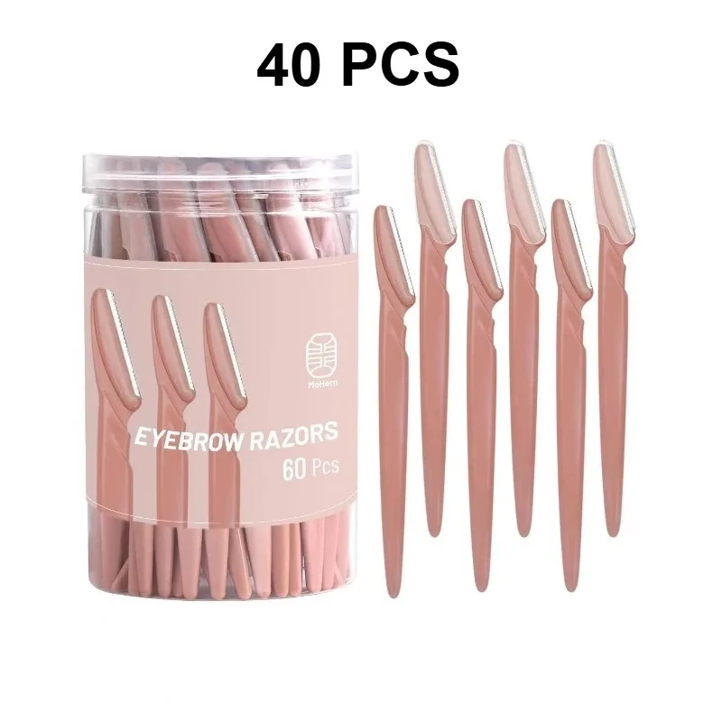 Eyebrow Razor Blade Set – Plastic Safe, 12/30/40/66 pcs - Image 9