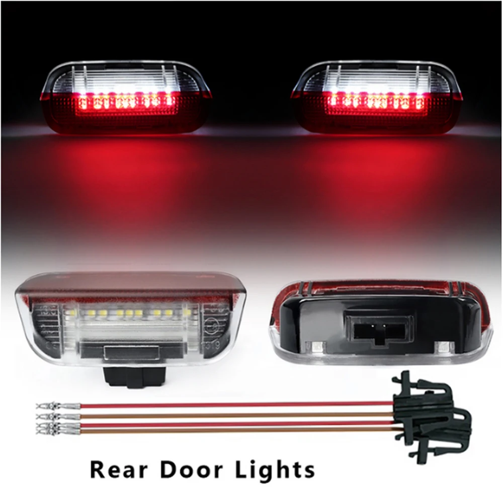 4PCS Front Rear LED Car Door Panel Courtesy Lights For Porsche Cayenne 958 Panamera Macan 718 Boxster Cayman 982 911 991 Series - Image 8