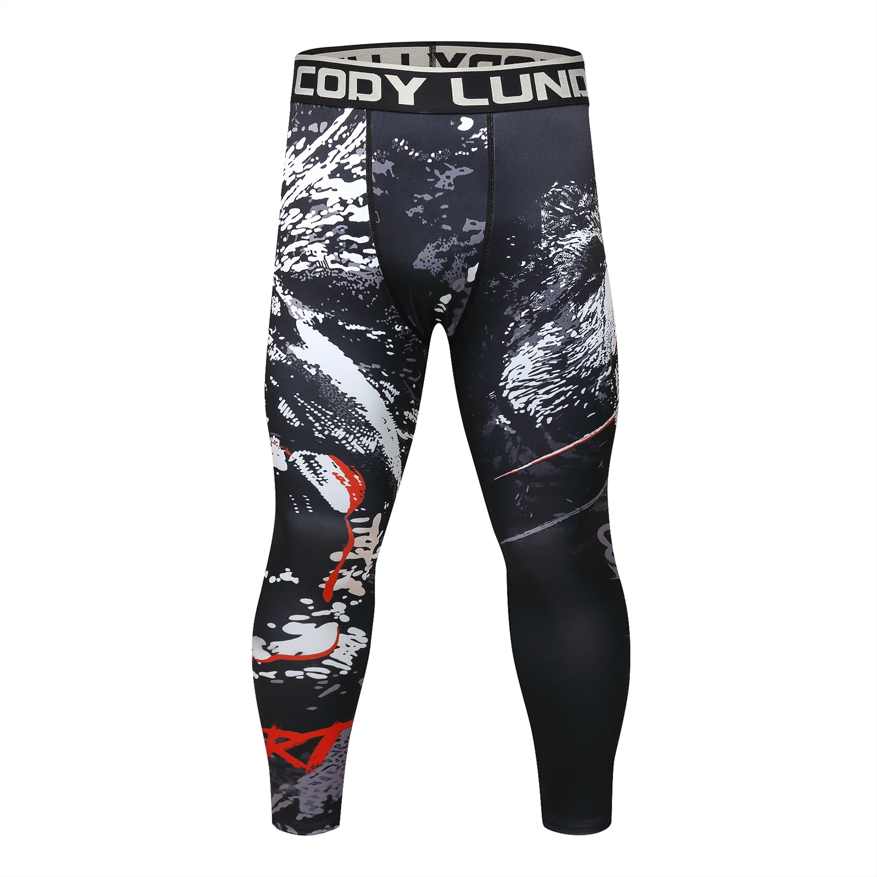 Men's BJJ Spats Leggings - Moisture Wicking Polyester - Image 6
