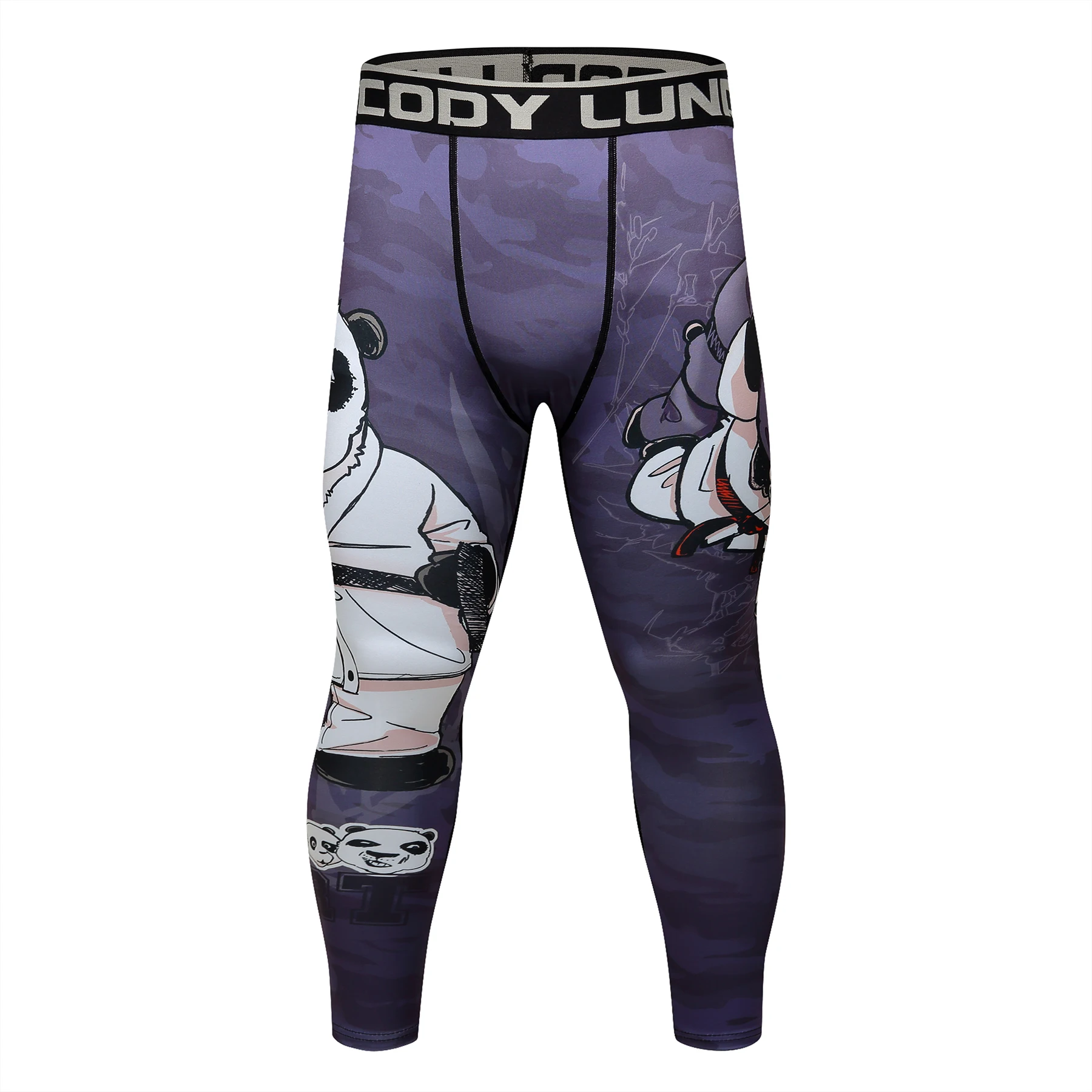 Men's BJJ Spats Leggings - Moisture Wicking Polyester - Image 16