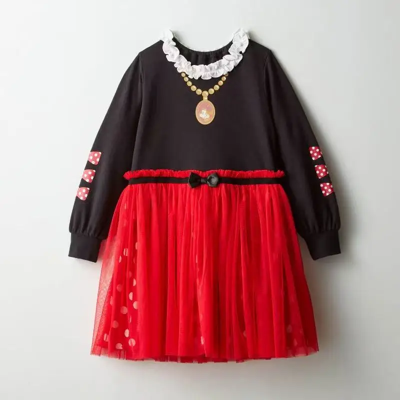 Cotton Princess Dress for Girls, Knee-Length, Floral Print - Image 7