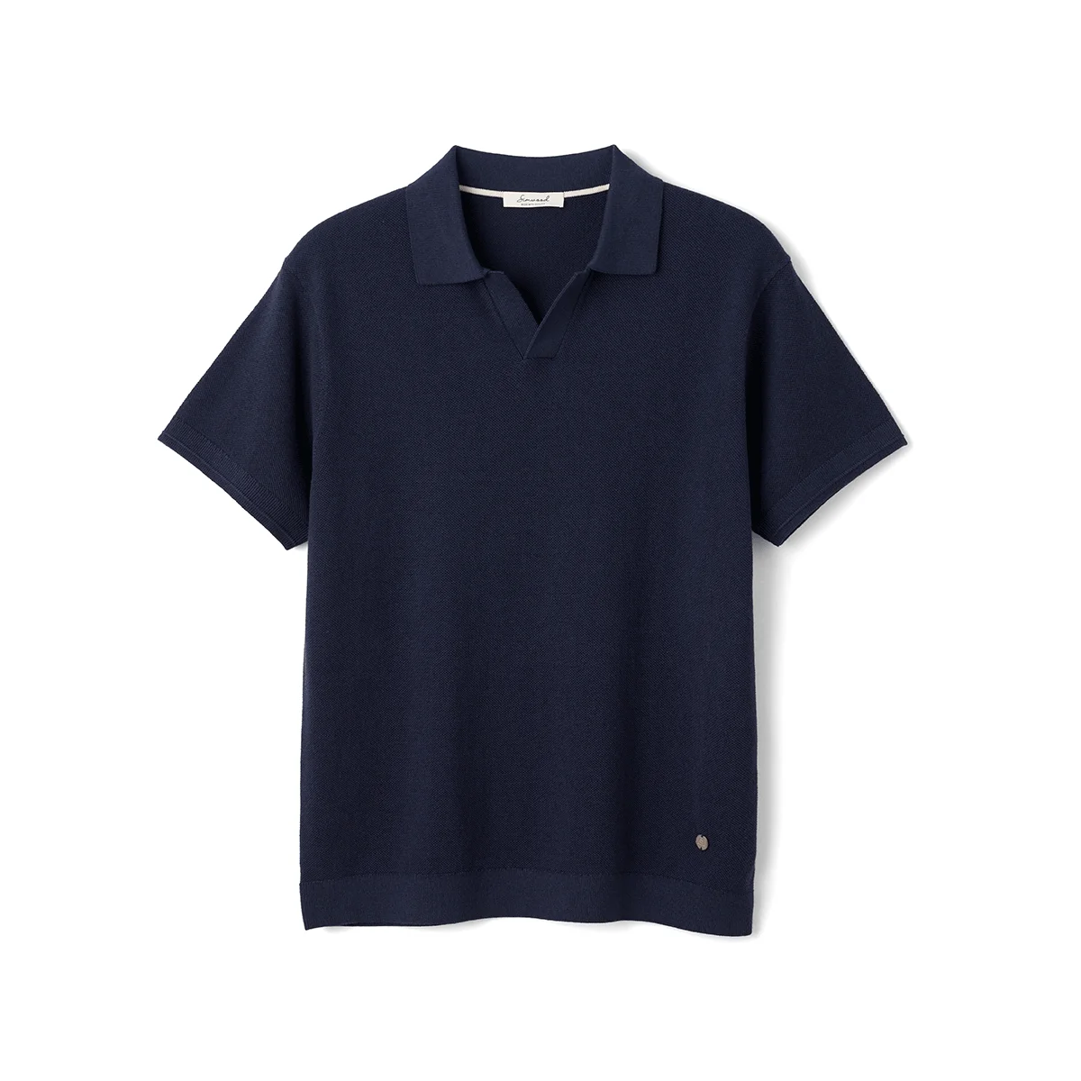 SIMWOOD Men's Knitted Polo Shirt - Breathable Cotton Blend - Image 8