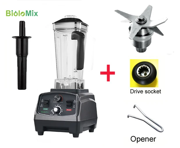 Biolomix T5200 2200W Blender with 2L BPA-Free Tritan Jar & Timer - Image 7